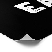 簡単クラム簡単ゴーブレッおもしろいドプンダークBG ポスター (角)