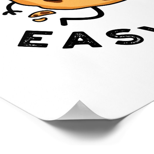 簡単クラム簡単生地おもしろいベーキングパン ポスター (角)