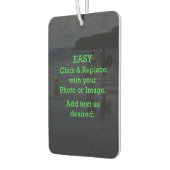 簡単クリックとイメージを置き換えて独自のイメージを作成 カーエアーフレッシュナー (左)