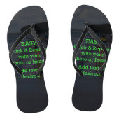 簡単クリックとイメージを置き換えて独自のイメージを作成 ビーチサンダル (ソール)