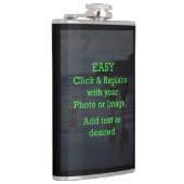 簡単クリックとイメージを置き換えて独自のイメージを作成 フラスク (右)