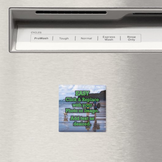 簡単クリックとイメージを置き換えて独自のイメージを作成 マグネット (インサイチュ (食洗機))