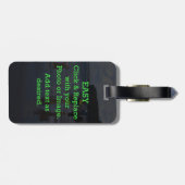 簡単クリックとイメージを置き換えて独自のイメージを作成 ラゲッジタグ (裏面横)