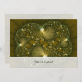 簡単グロフラクタル 招待状 (正面/裏面)