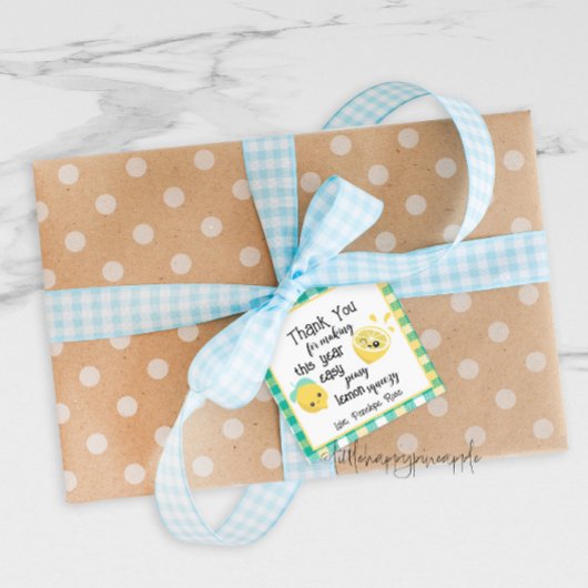 簡単シーズリーレモンスキージー先生サンキューユーラベル フェイバータグ