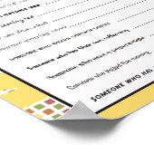 簡単スカベンジャー狩りオフィスアイスブレーカーゲーム ポスター (角)