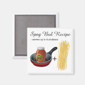 簡単スポンボールレシピ マグネット (正面/裏面)