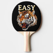 簡単タイガーポートレートフェイクセクインルックトレンディー 卓球ラケット (裏面)