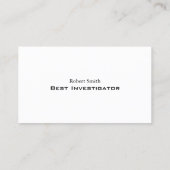 簡単テンプレート（白） 名刺 (裏面)