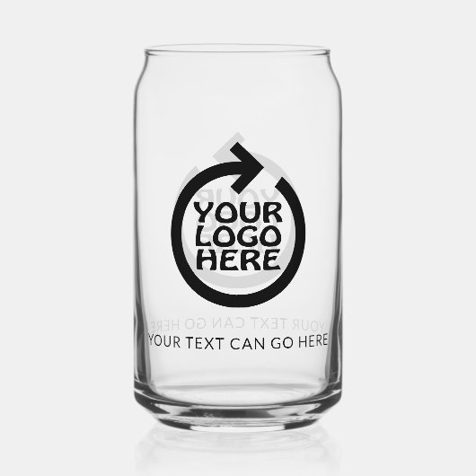 簡単デザインユニークビジネスロパーソナライズされたゴ ガラス缶 (正面)