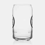 簡単デザインユニークビジネスロパーソナライズされたゴ ガラス缶 (左)