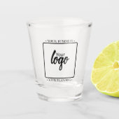 簡単デザインユニークロパーソナライズされたゴ ショットグラス (正面)
