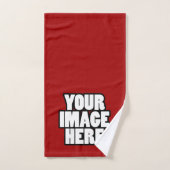 簡単デザイン独自ユニークパーソナライズされた バスタオルセット (ハンドタオル)