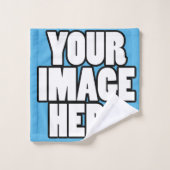 簡単デザイン独自ユニークパーソナライズされた バスタオルセット (ウォッシュタオル)