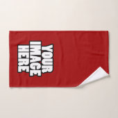 簡単デザイン独自ユニークパーソナライズされた バスタオルセット (ハンドタオル)