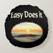 簡単ドイットサンライズデザイン ラウンドクッション (正面)