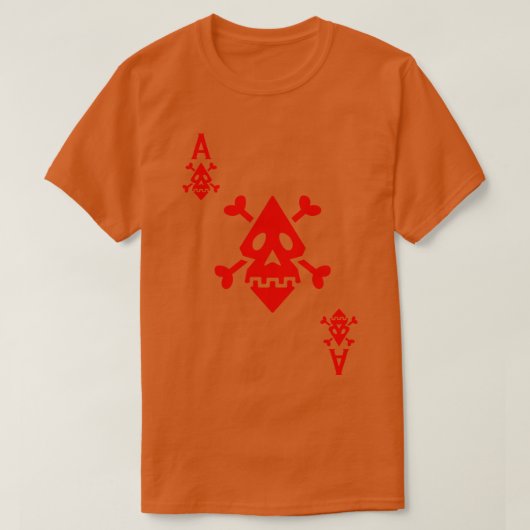 簡単ハロウィン遊のdコスチュームAce of Diamonds Tシャツ (デザイン正面)