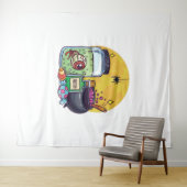 簡単ハロウィーンの衣装ハロウィンムード タペストリー (インサイチュ(横))