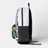 簡単バッグ プリントバックパック (右)