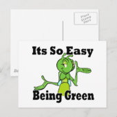 簡単ビーイング緑 ポストカード (正面/裏面)