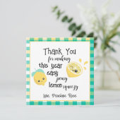 簡単ピューリーレモンスキージー先生サンキューカード 招待状 (スタンド正面)