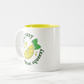 簡単ピューリーレモンスキージー ツートーンマグカップ (正面左)