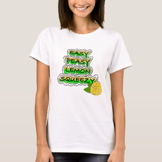 簡単ピューリーレモンスキージー Tシャツ (正面)