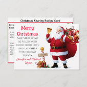 簡単ブレックファーストキャセロールレシピシェアリングクリスマス (正面/裏面)