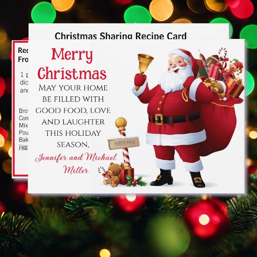 簡単ブレックファーストキャセロールレシピシェアリングクリスマス シーズンカード