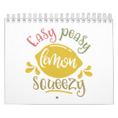 簡単プエンジーレモンスキージレ刺激を受けたモン カレンダー (カバー)