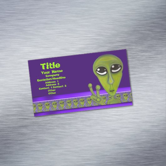 簡単ベイングリーン マグネット名刺 (インサイチュ)