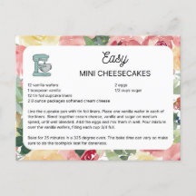 簡単ミニチーズケーキ