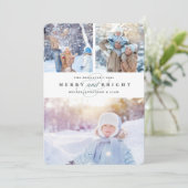 簡単メリーに | 3フォトホリデー シーズンカード (スタンド正面)