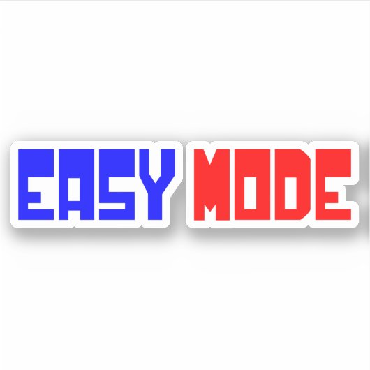 簡単モード シール (正面)