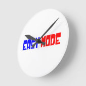 簡単モード ラウンド壁時計 (傾斜)