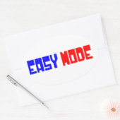 簡単モード 楕円形シール (封筒)