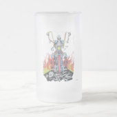 簡単ライダーマグ フロストグラスビールジョッキ (中央)