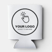 簡単ロゴのアップロードカスタムの最低限度 缶クーラー (裏面)