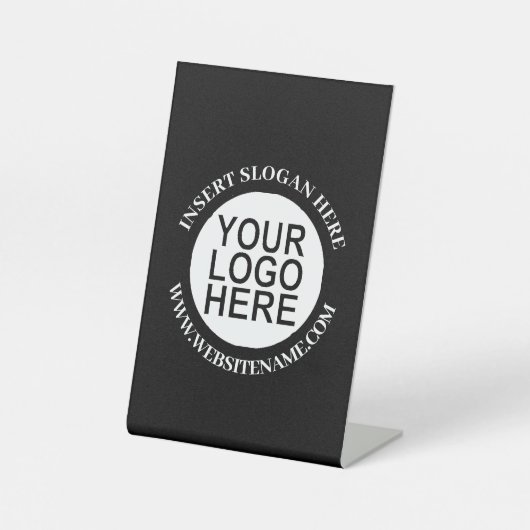 簡単ロゴの交換およびモダンプロフェッショナル最前面 台座サイン (正面)