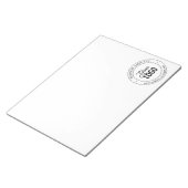 簡単ロゴの交換とカスタマイズ可能な文字 ノートパッド (アングル)