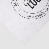 簡単ロゴの交換とカスタマイズ可能な文字 |白 薄葉紙 (詳細)