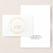 簡単ロゴの交換とカスタマイズ可能な文字 箔カード (ディスプレー)