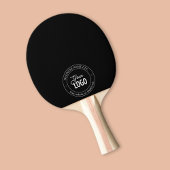 簡単ロゴの交換とカスタマイズ可能な文字 |黒 卓球ラケット