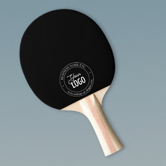 簡単ロゴの交換とカスタマイズ可能な文字 |黒 卓球ラケット