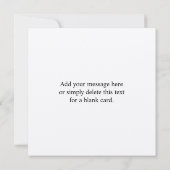 簡単ロゴの交換とカスタマイズ可能な文字 | Kraft ノートカード (裏面)