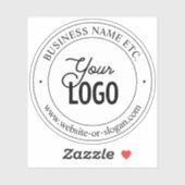 簡単ロゴの交換と文字透過 シール (シート)