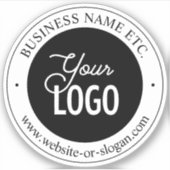 簡単ロゴの交換と文字 シール (正面)