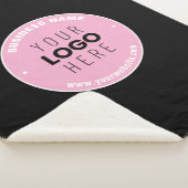 簡単ロゴの交換と編集可能文字 | ピンク/DIY シェルパブランケット (3/4)