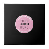 簡単ロゴの交換と編集可能文字 | ピンク/DIY タイル (正面)