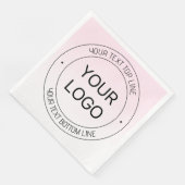 簡単ロゴの置換と編集可能文字ピンクグラデーション (コーナー)